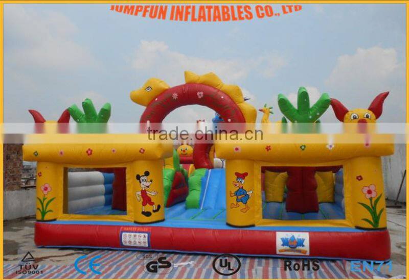Giant amusement park TOP quality inflatable funcity