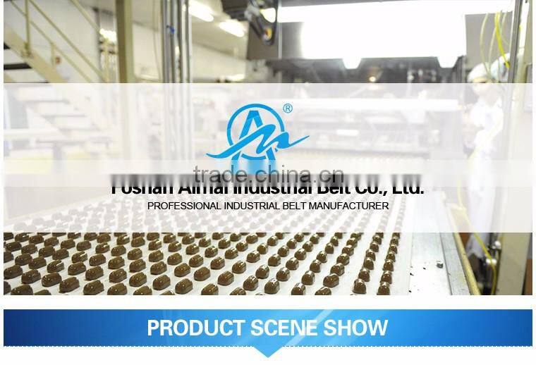 3mm high quality light duty pvc / pu conveyor belt for food