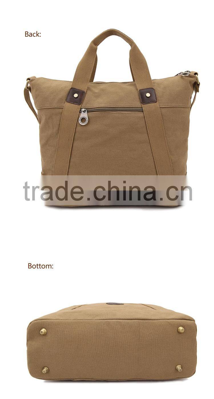 Elegant Lady Handbag Canvas Shoulder Bag Canvas Tote Bag Canvas Travel Bag Vintage Canvas Bag Tablet Messenger Bag