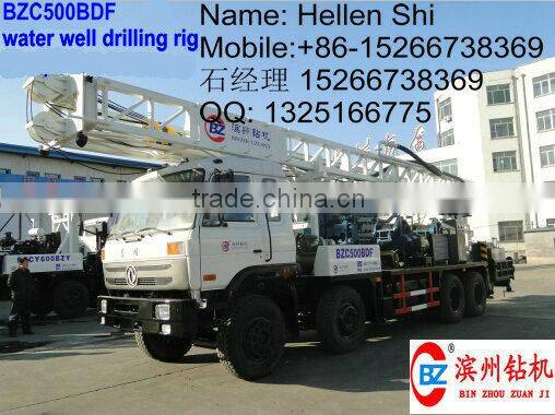 500m rotary truck mounted water well drilling rig