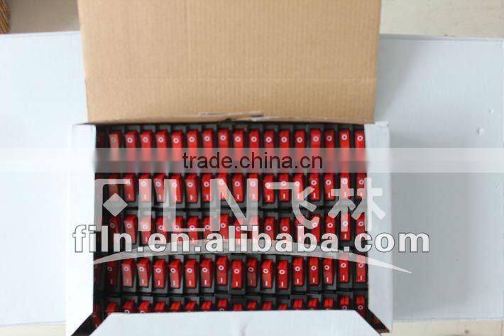 six color rocker switch t120 15A