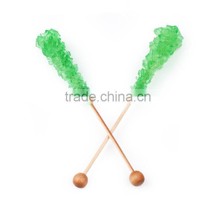 colorful crystal rock sugar stick