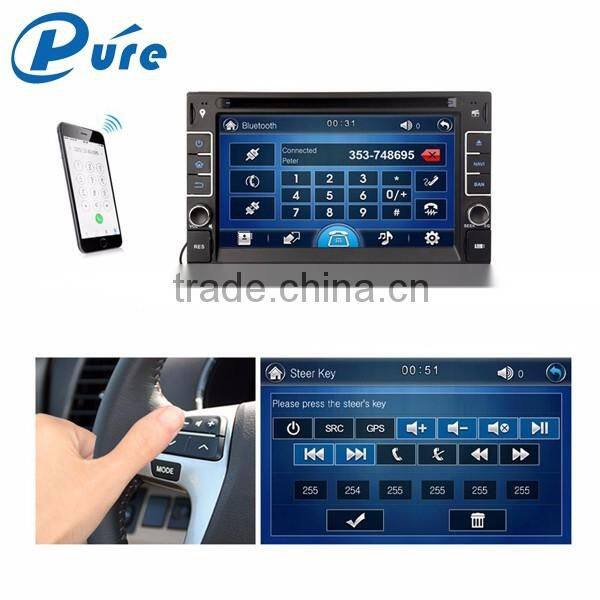 MSTAR2531 WinCE6.0 OS 6.2" Pioneer Car Stereo 2 Din Touch Screen Car Audio Multimedia System with GPS DVD Bluetooth Radio AUX IN