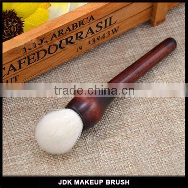 JDK vintage rose wood mineral powder blush brush with high quality natual goat hair