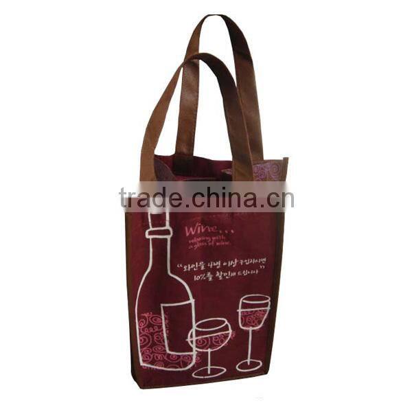 Modern hot sale non woven bottle wine bag