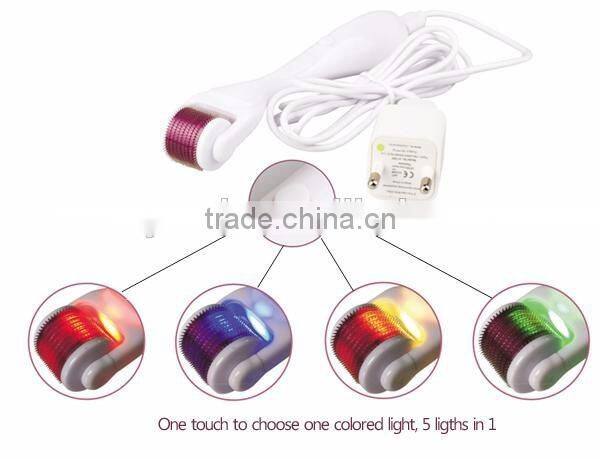 factory direct wholesale photon led derma roller with CE and Rohs approval DNS70