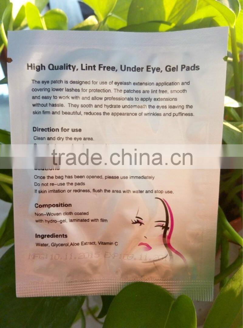 Lint Free Eye Gel Patch For Eyelash Extension