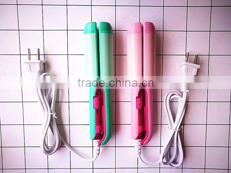 Professional Ceramic flat iron hair straightener and curler set