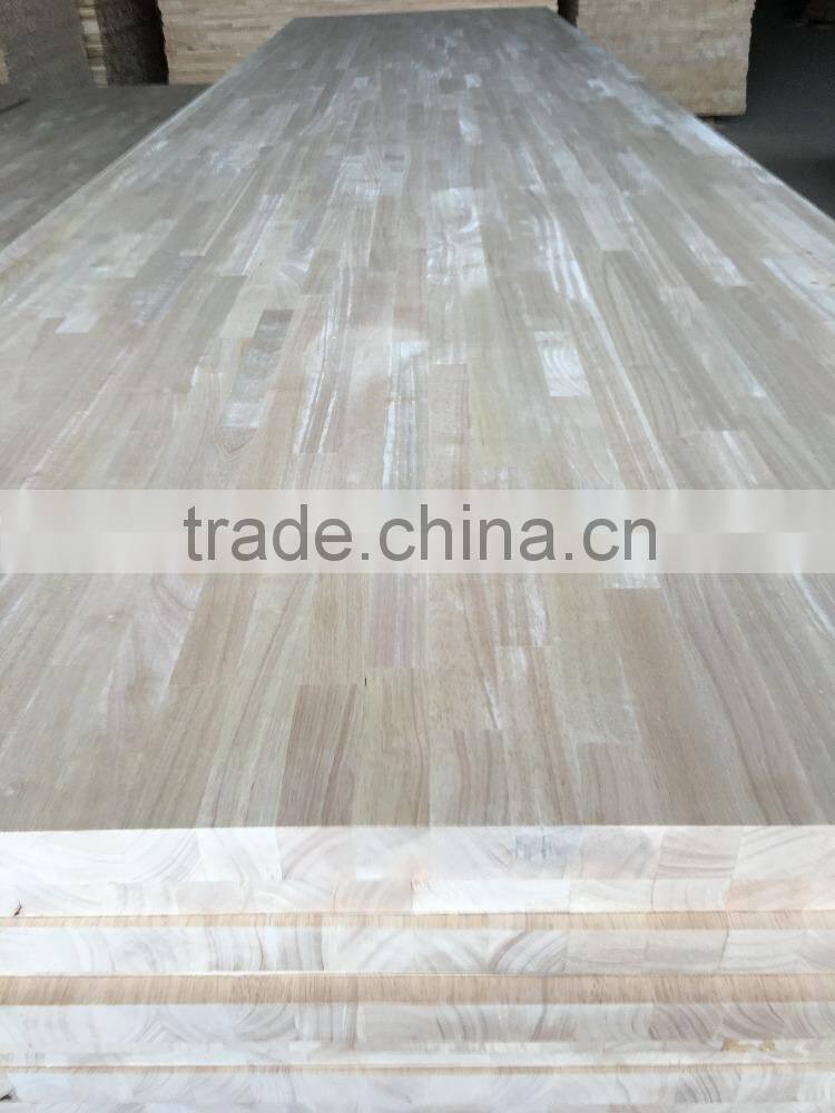 Rubber wood finger joint board/Rubber glued laminated timber