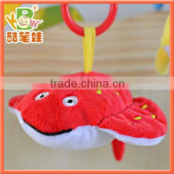 Hanging Decorative stuffed plush toy shark in China shenzhen OEM