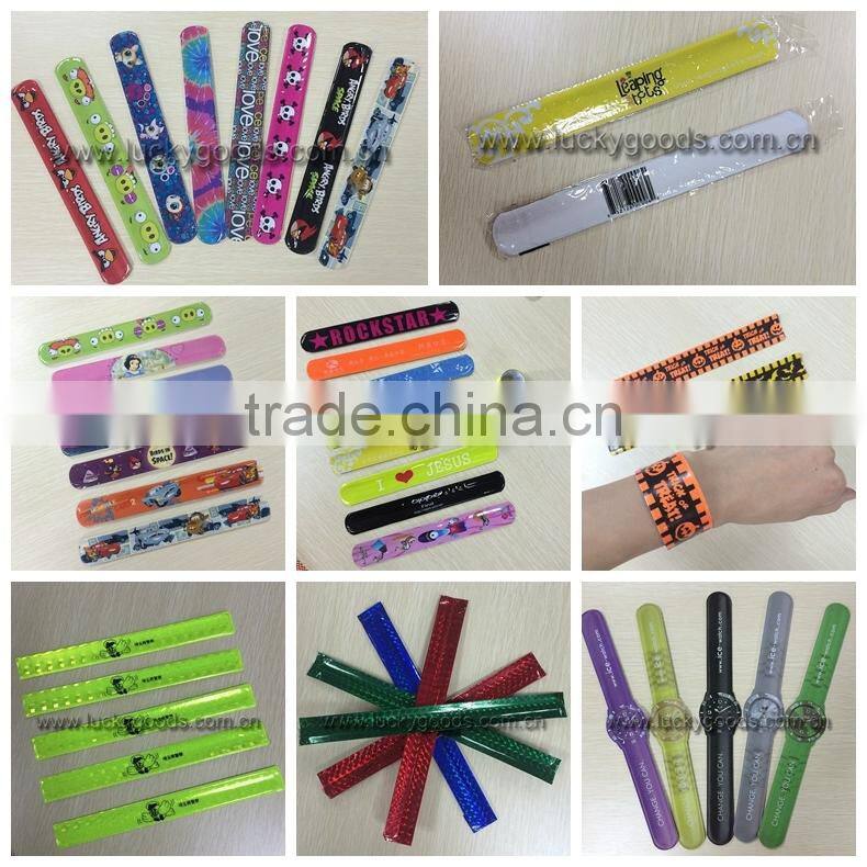promotional reflective watch slap bracelet for sale