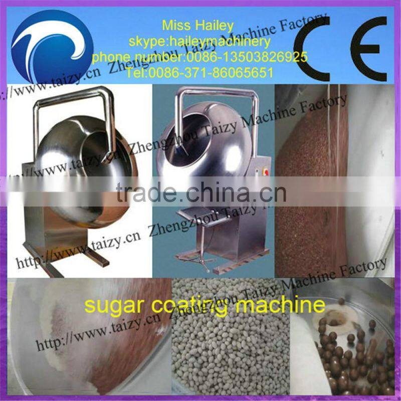 stainless steel sugar chocolate candy nuts pill automatic sugarcoating machine