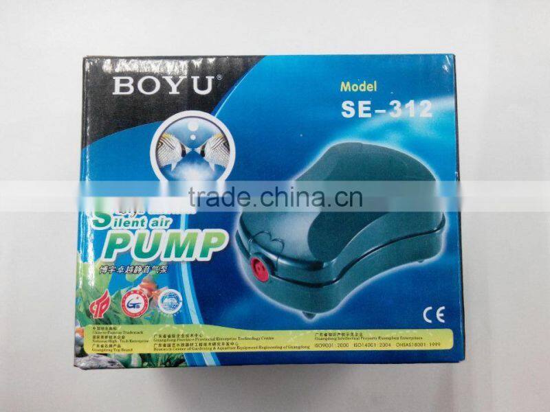One outlet excellence silent aquarium air pum fish air pump SE-312