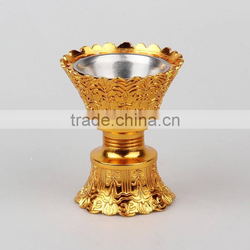 2016 new hot sell i Beautiful and Luxury metal pot Lotus Incense burner with Accurate made