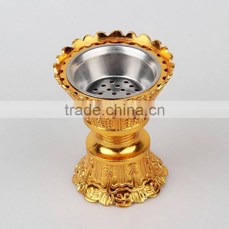 2016 new hot sell i Beautiful and Luxury metal pot Lotus Incense burner with Accurate made