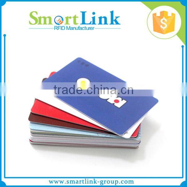 electronic rfid LF/HF/UHF entrance guard pvc card, printable rfid dual frequency plastic card with magnetic stripe