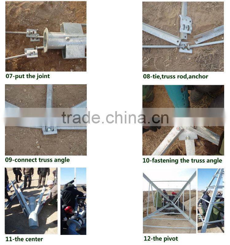 High effecient China center Pivot Irrigation System Used for Large Farmland