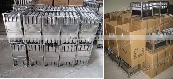 Customized different shapes stainless steel ice cream sticks mold