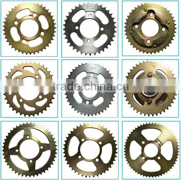 motorcycle chain sproket assemble