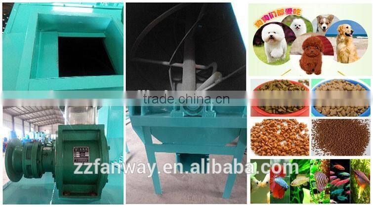 mixer and crusher in Floating fish feed line