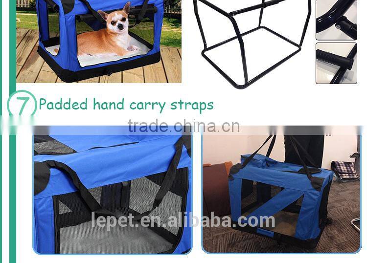 Soft-sided comfort Travel portable pet carrier sling/ luxury pets dog carry bag