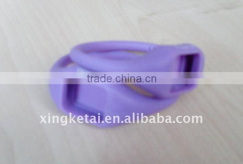 Silicone watch strap