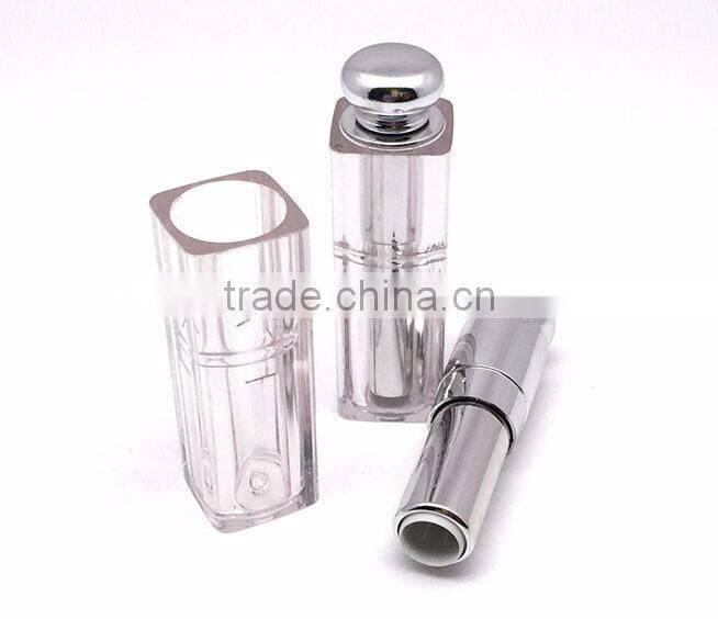 2017 New unique square cosmetic packaging make your own lipstick cover