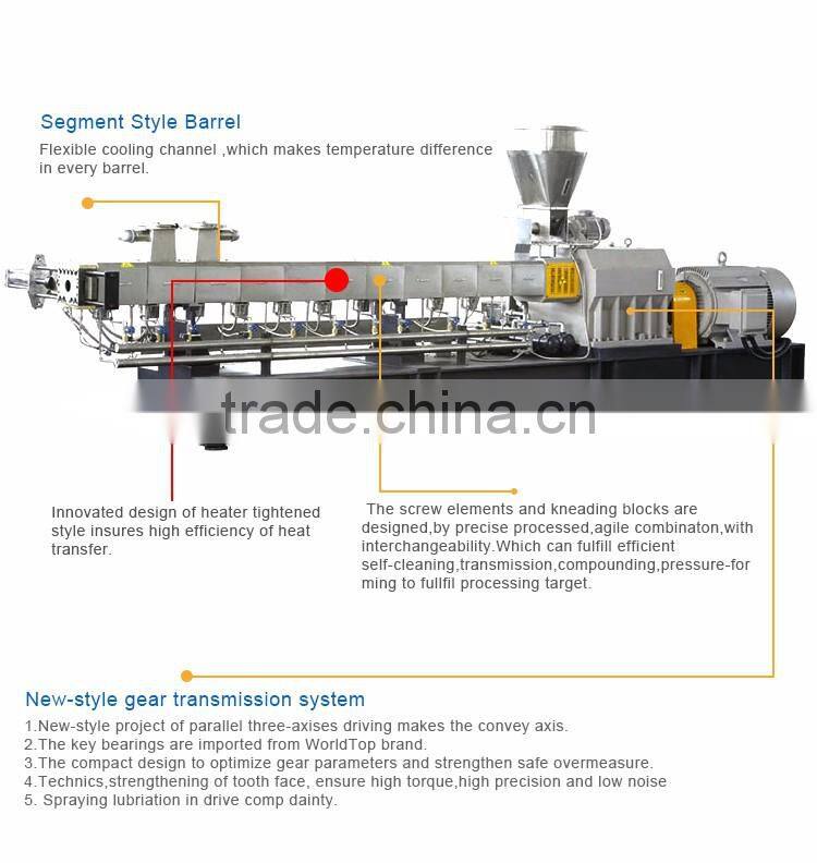 Thermoplastic Plastic TPE TPU Granulating Extruder/Hot Sale Waste Recycling Plastic Pellet Making Machine