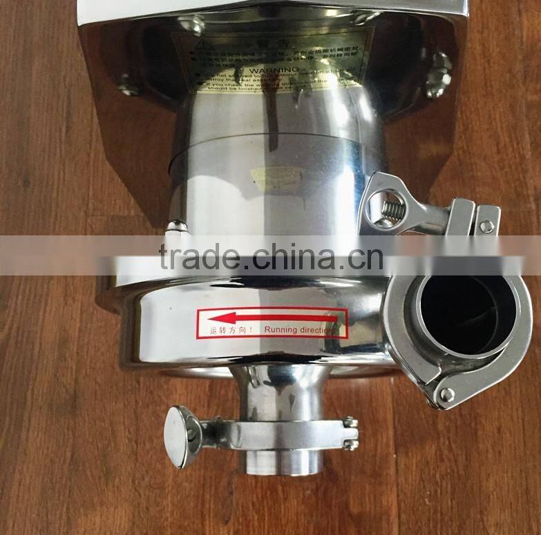 High quality food grade electric centrifugal pump