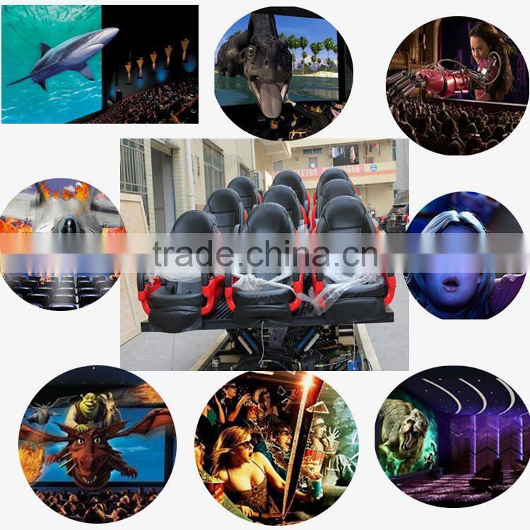 Dynamic 6DOF 6 Seats Electric platform 5D Motion Cinema System