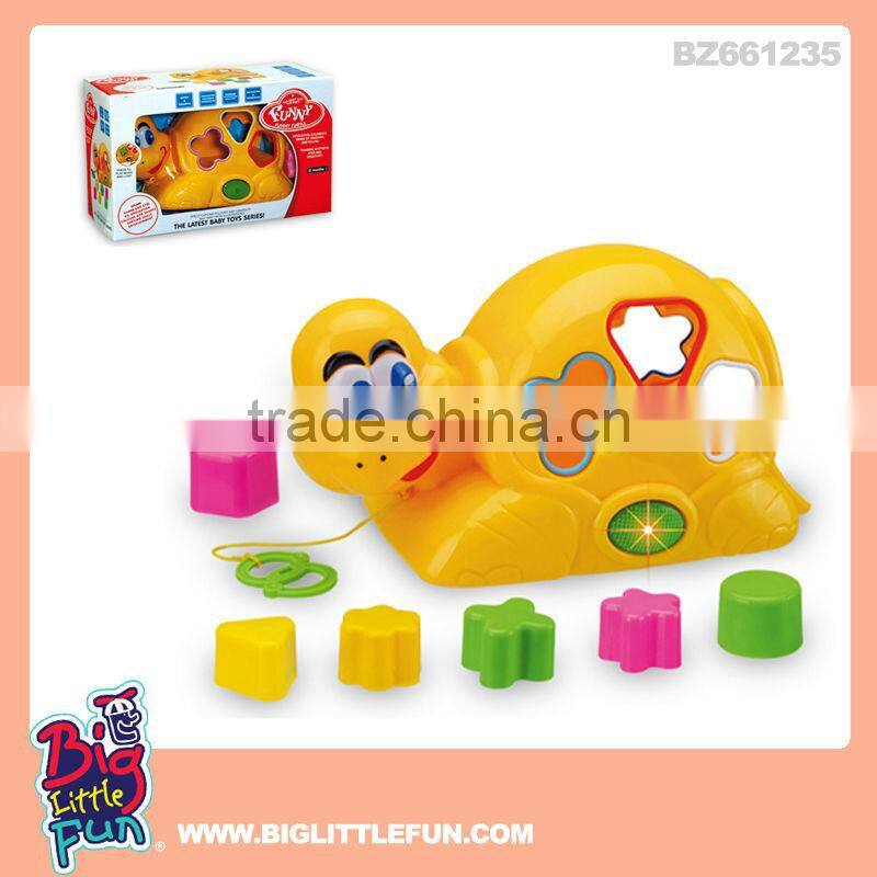 Pull toys plastic turbo snail toys