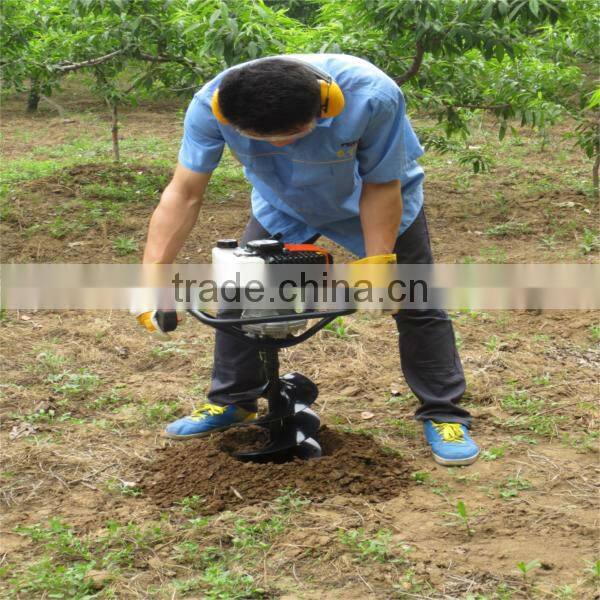 Best selling gasoline earth driller/good quality earth driller with CE,GS/2sroke gasoline earth driller