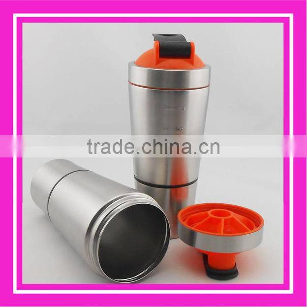 700 ml+200 ml protein shaker & 304 stainless steel shaker bottle