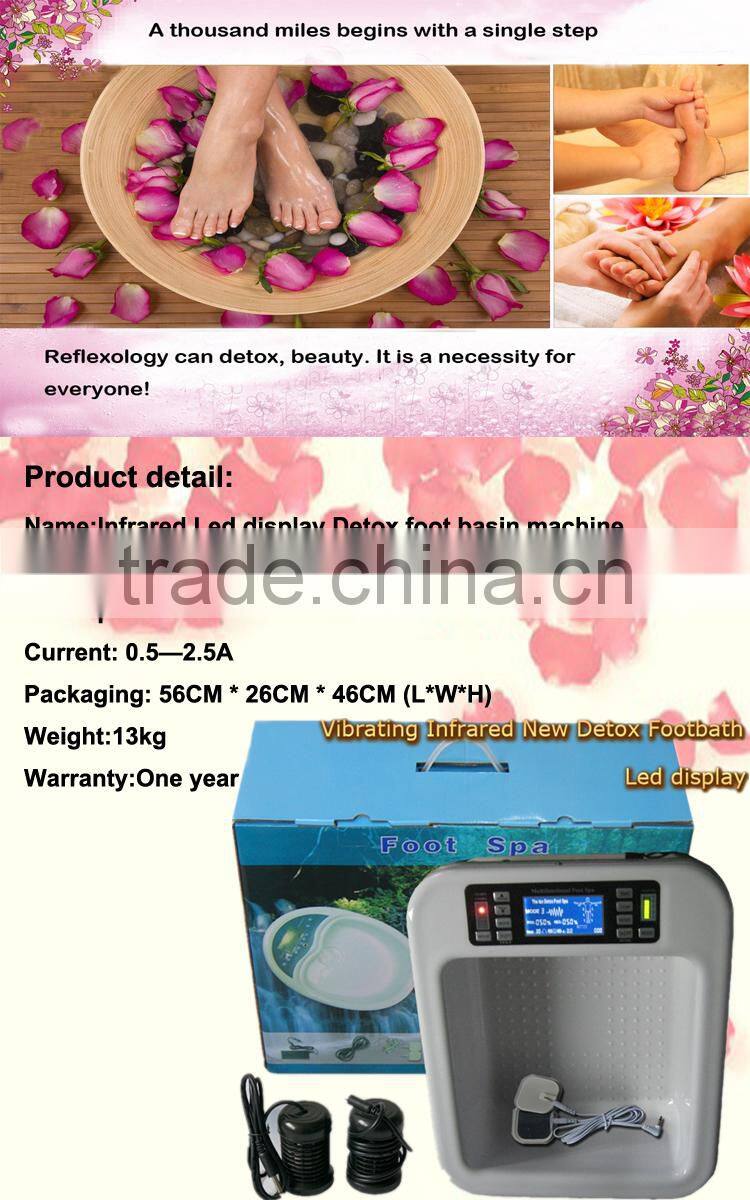 2017 ion cleanse machine foot wash basin CE