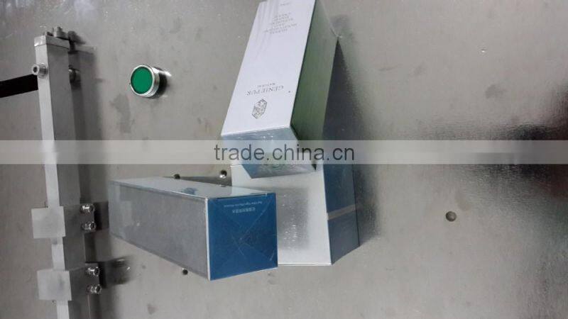 S-200/300 3D Transparent Film Packing Machine For Poker and Cigarette Boxes