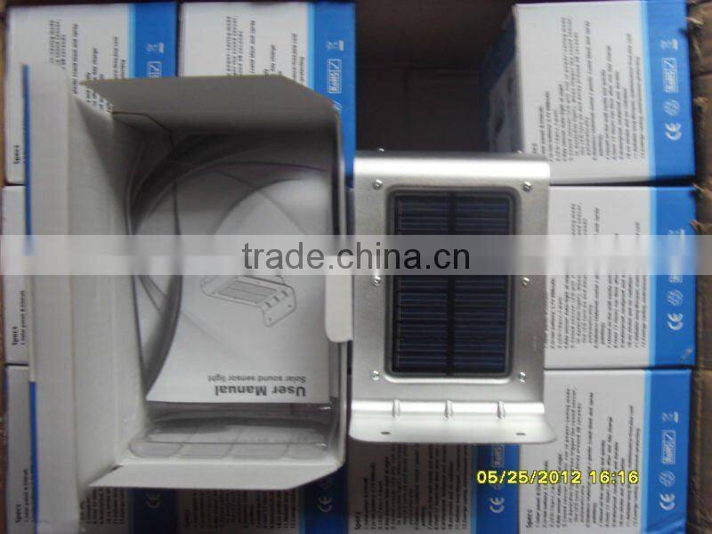 16 LED Sound Sensor Solar Light Outdoor light wall light garden lamp led light