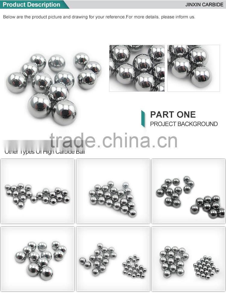 wholesaler solid tungsten carbide blank balls 6mm 8mm 15mm