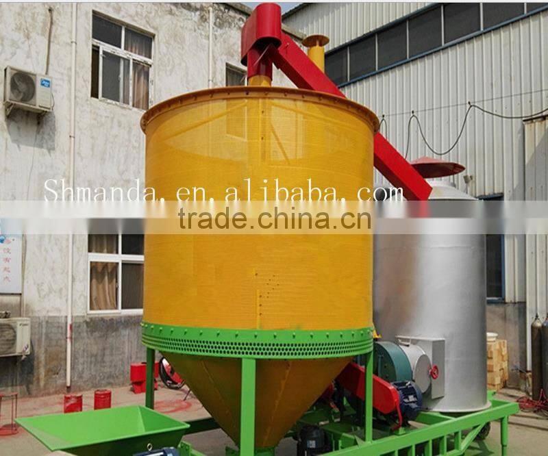 delicate stucture less grind low temperature circulating small grain dryer for sale