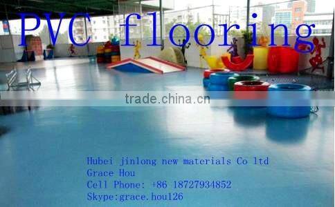 PVC plastic flooring for sports PVC sports flooring