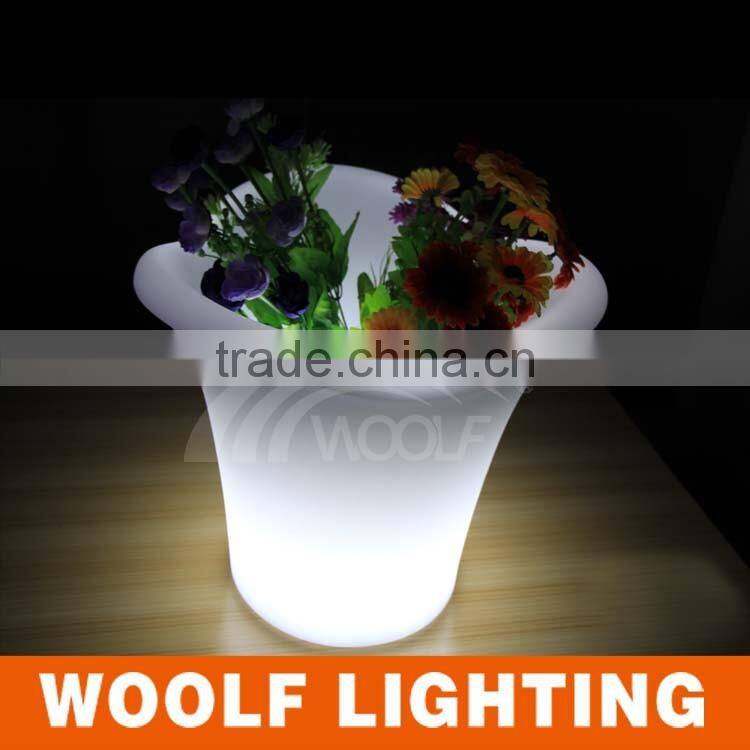 For Drinking Used Small Round LED Light Up Ice Bucket