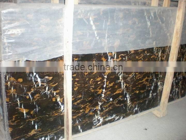 Popular black and gold marble