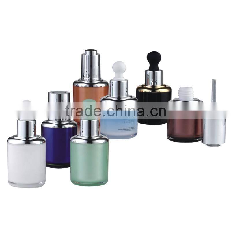 50ml acrylic bottles with silicone bulb dropper