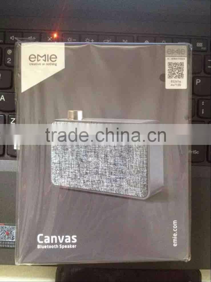 Fashion design Mini Canvas Wireless Bluetooth speaker box