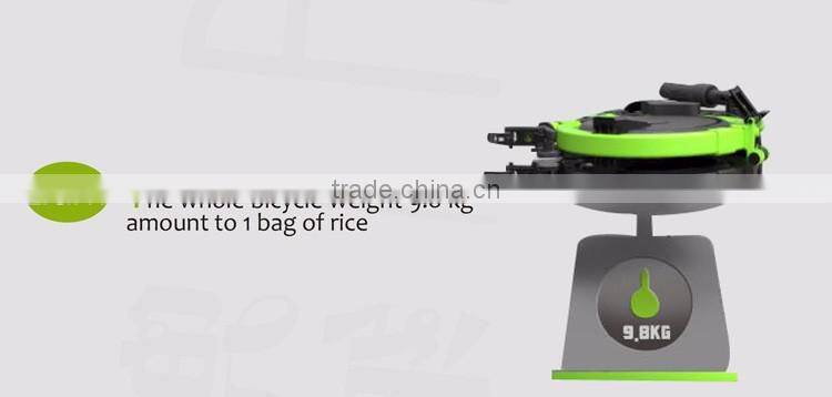 Super Cool Foldable Douna K1 Light Mini Portable Electric bicycle with Lithium