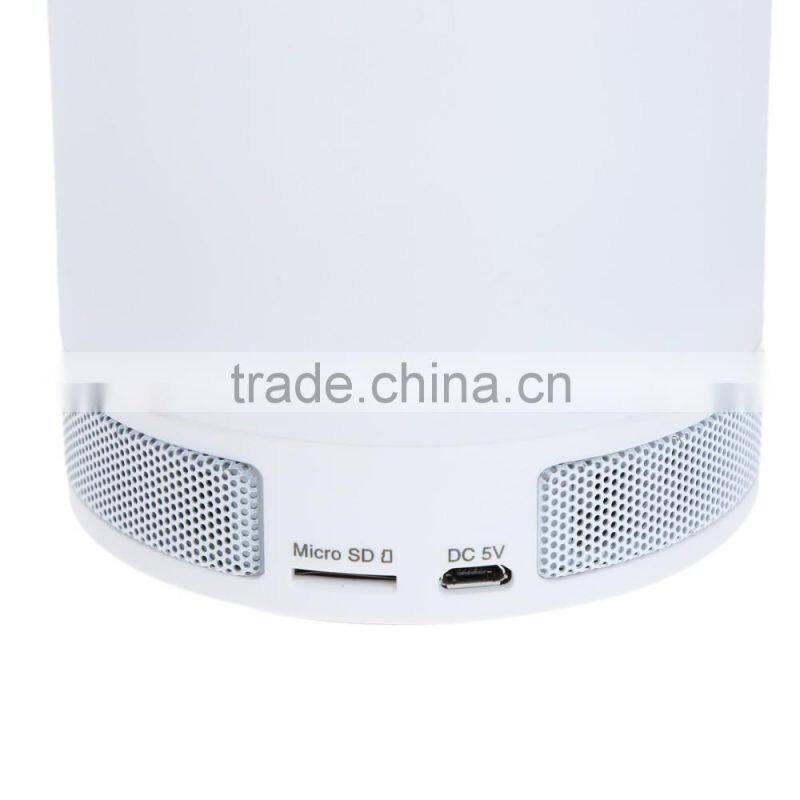 Hot selling 2017 amazon bluetooth speaker colorful silicone smart touch lamp