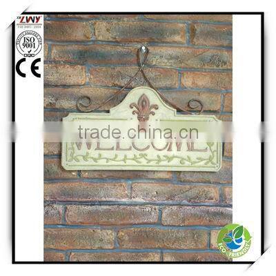 High quality new design elegant outdoor fiberstone wall plaque