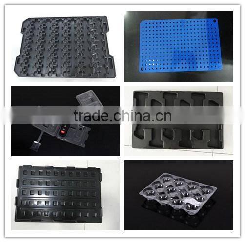 OEM thick ABS vacuum forming plastic tray for machinery