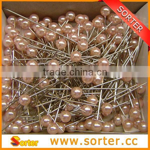 Shirt pearl sewing pin /garment decor pearl head pin