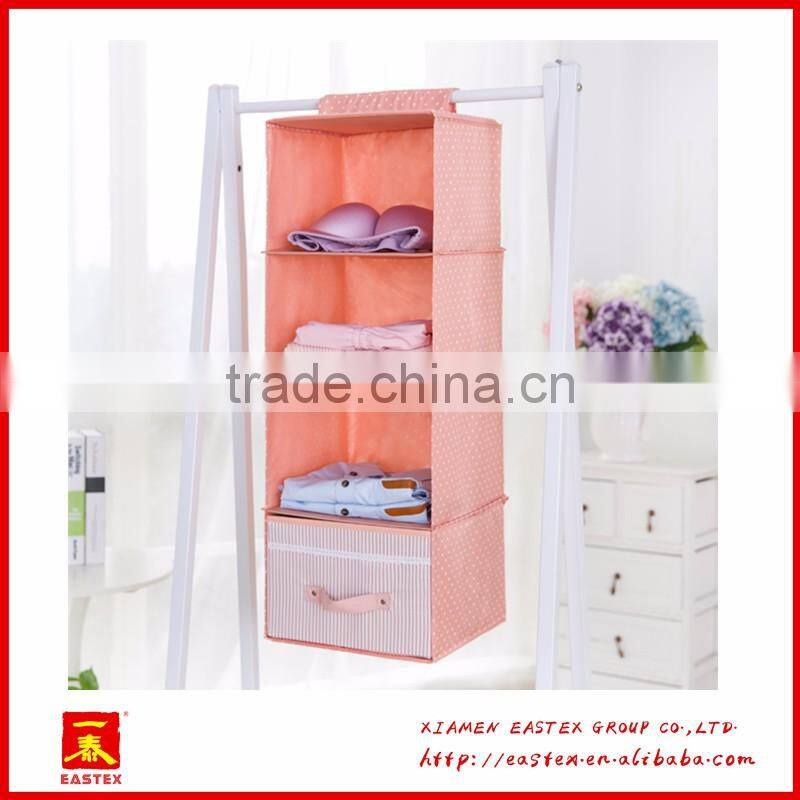 Foldable hanging storage boxes,clothes scarf pants socks hanging receive bag