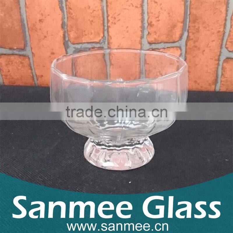 Manufacture Glass Bowl Crystal Glass Sugar Bowl Candy Bowl